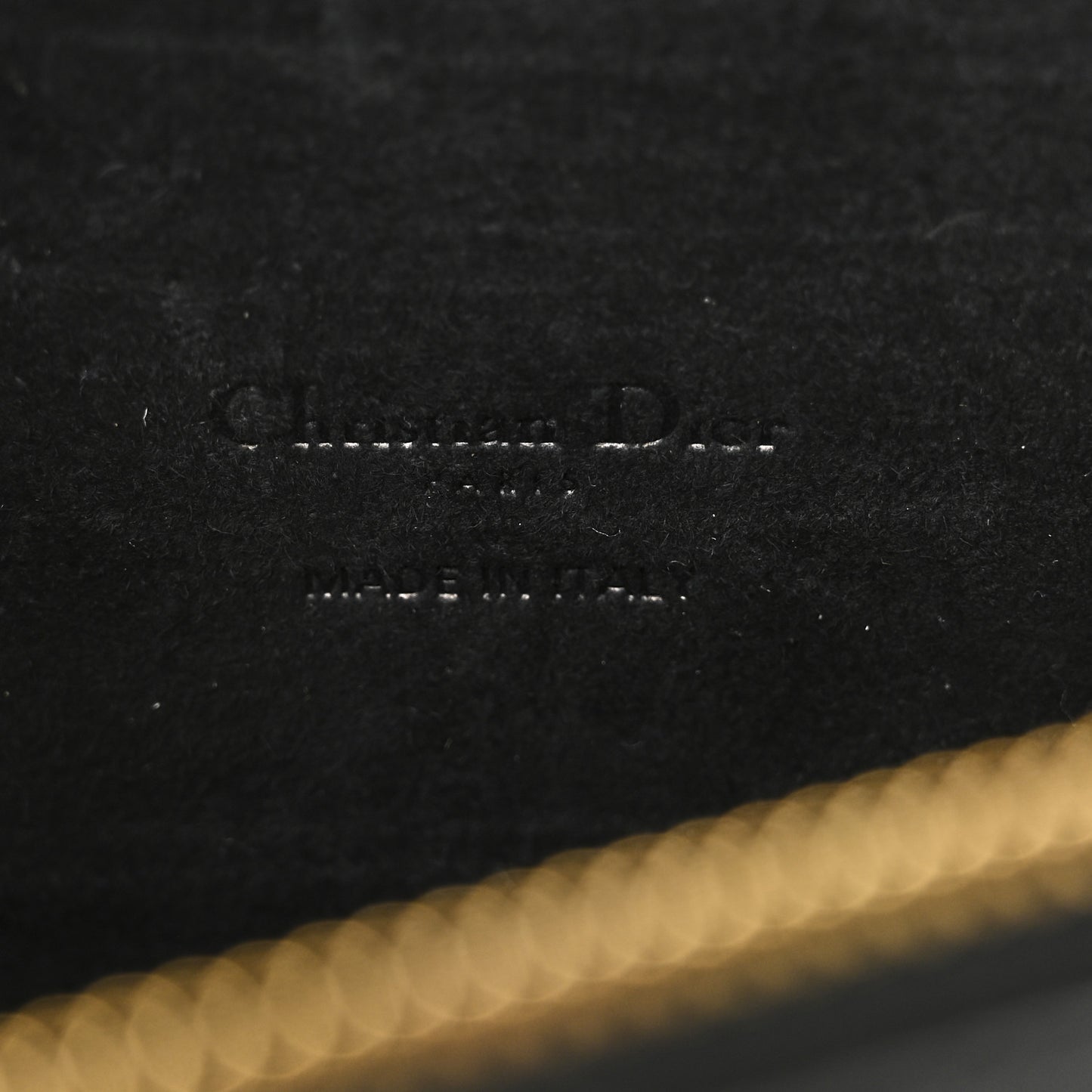 Grained Calfskin Caro Double Pouch Black