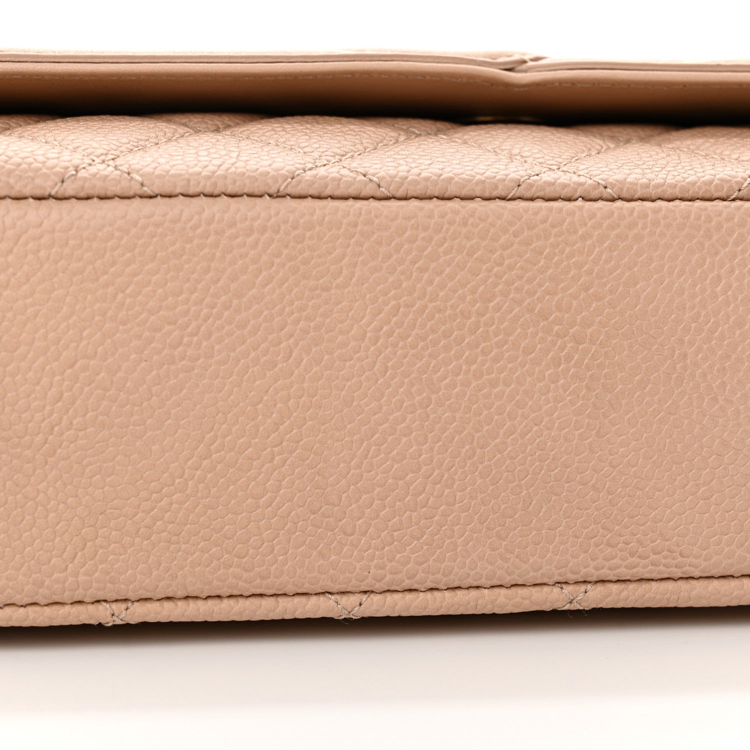 Chanel Caviar Quilted Medium CC Filigree Flap Beige 11 of 12