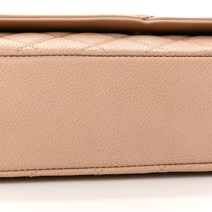 Chanel Caviar Quilted Medium CC Filigree Flap Beige 11 of 12