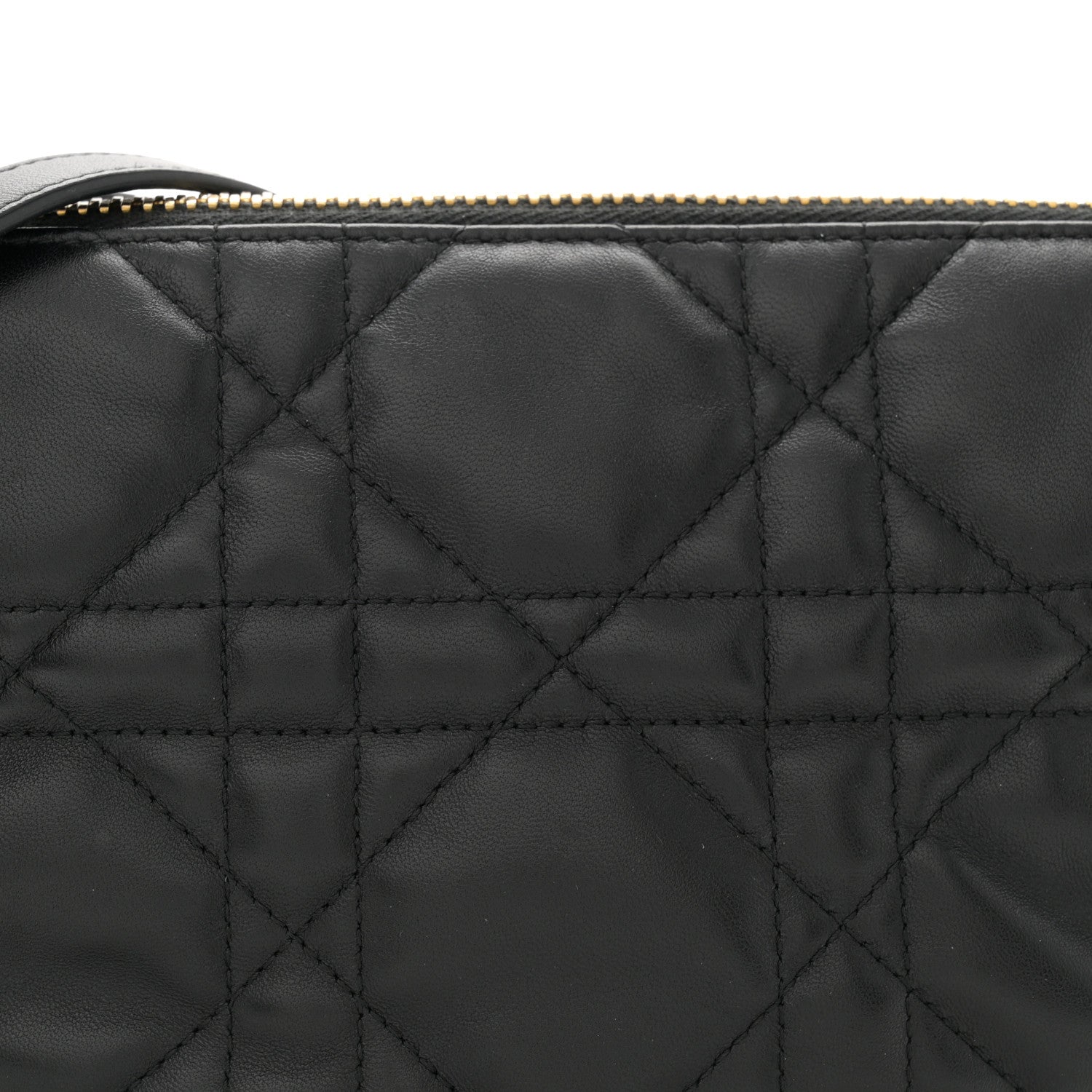 Christian Dior Lambskin Cannage Small Dior Vibe Hobo Bag Black 7 of 10