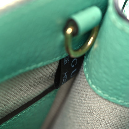 Gucci Monogram Jumbo GG Textured Dollar Calfskin Mini Tote Bag Pepperlight Mint 7 of 11