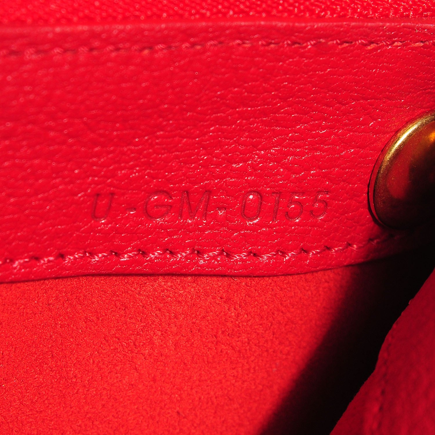 Celine Goatskin Small Trio Crossbody Bag Scarlet 7 of 8