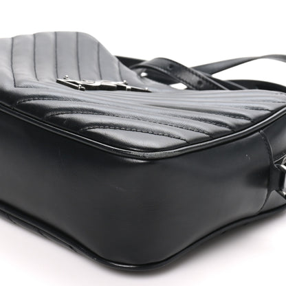 Saint Laurent Calfskin Matelasse Monogram Lou Camera Bag Black 10 of 10