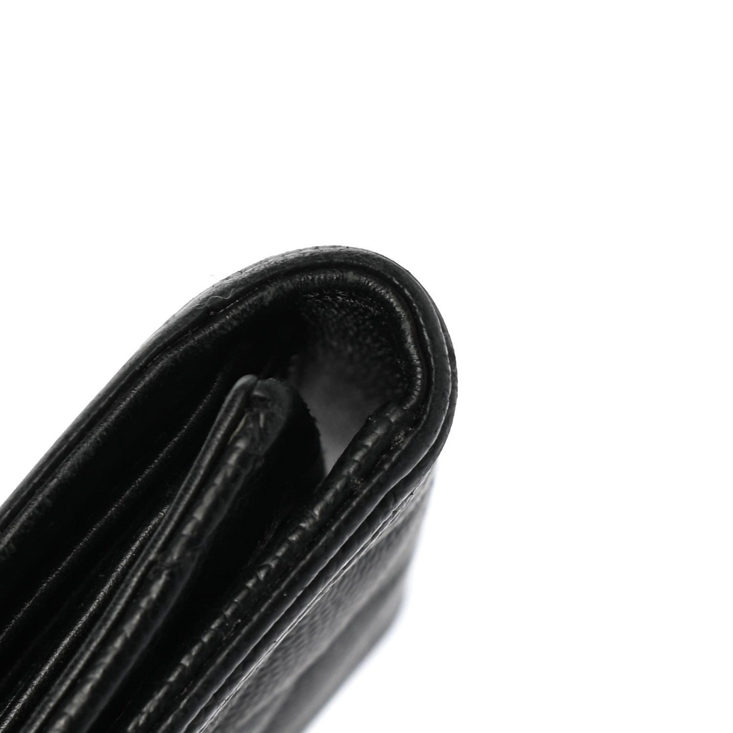 Chanel Caviar Quilted Compact Boy Wallet Black 10 of 13