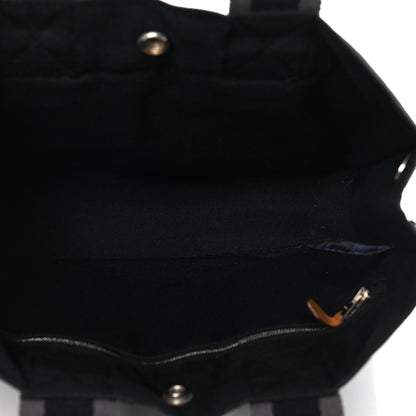Hermes Canvas Herline PM Tote Black 4 of 5