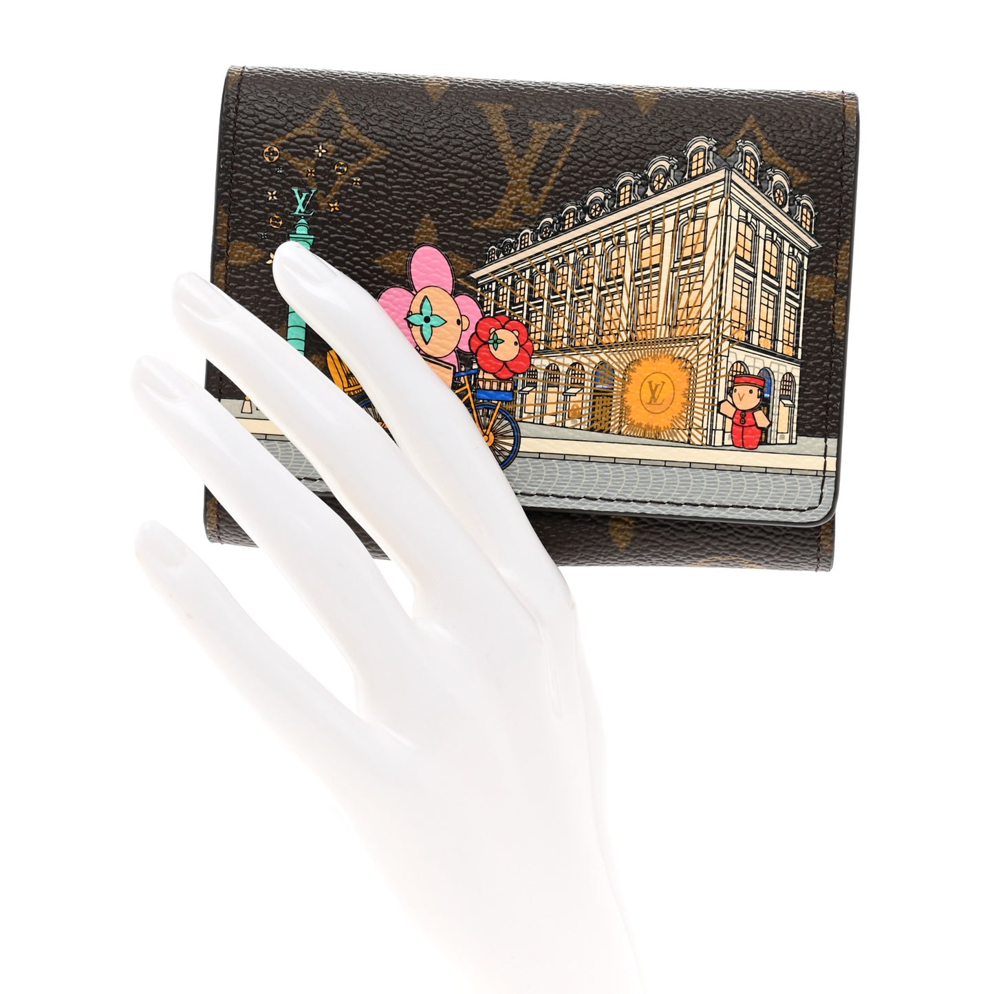 Monogram 2022 Christmas Animation Paris Victorine Wallet Pink