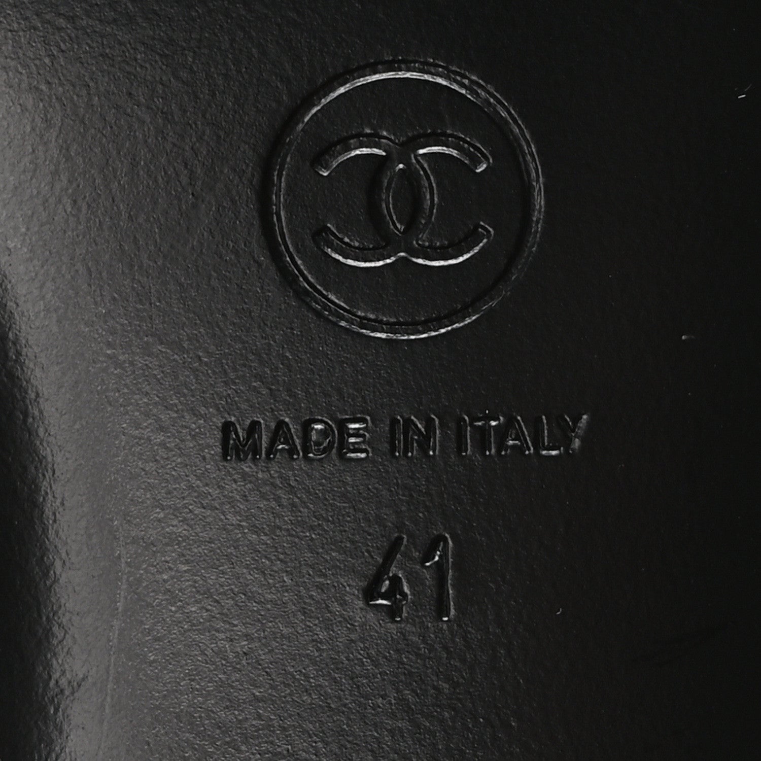 Chanel Lambskin CC Loafers 41 Black 15 of 19