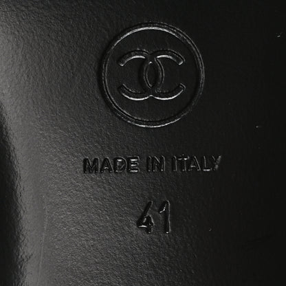 Chanel Lambskin CC Loafers 41 Black 15 of 19
