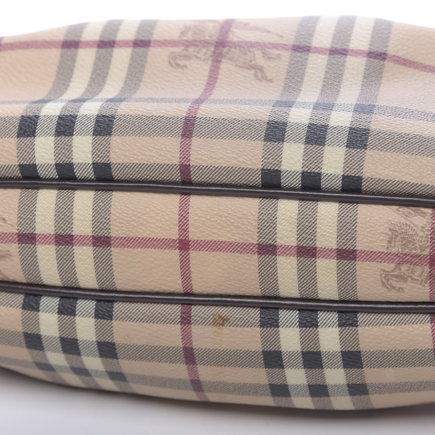 Burberry Haymarket Check Small Brooklyn Hobo Brown 12 of 12