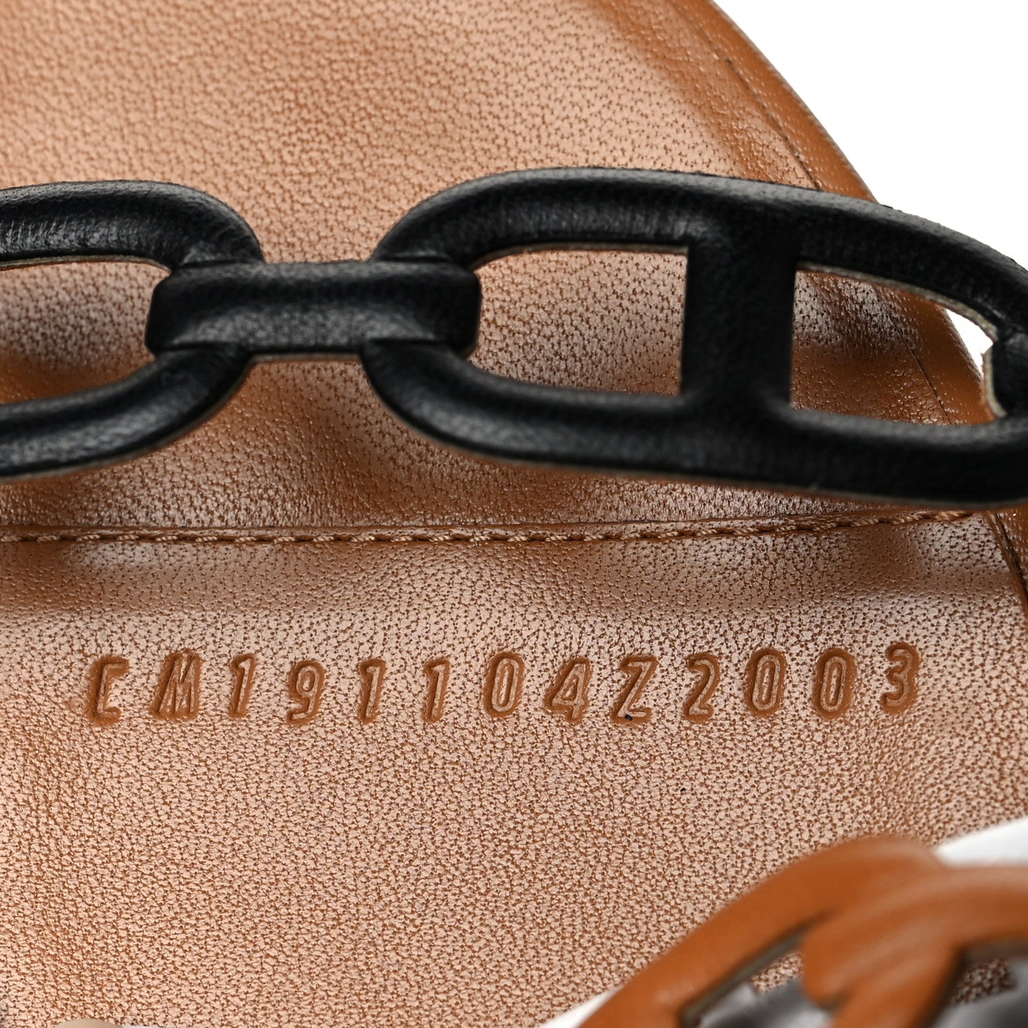 Hermes Nappa Thalassa Sandals 38 Camel Black White 6 of 8