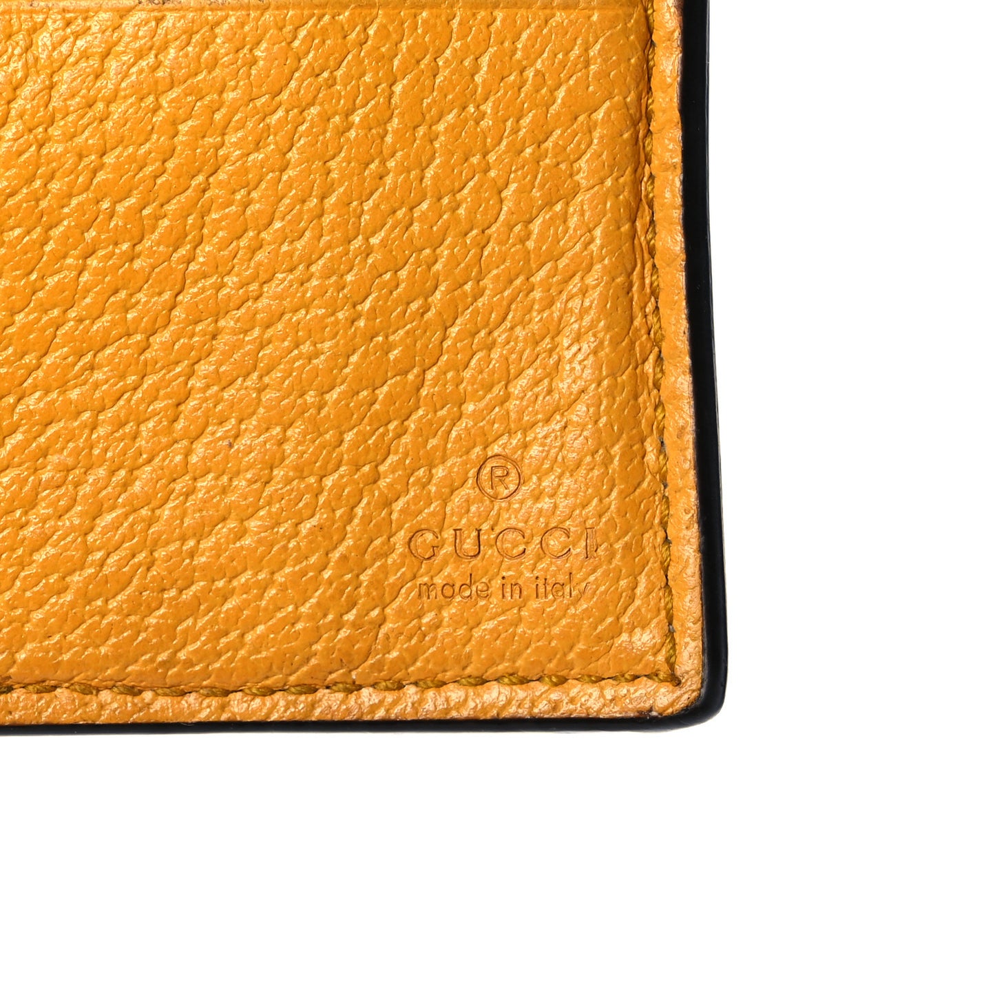 GG Supreme Monogram Neo Vintage Bi-Fold Wallet Beige Crop New Acero