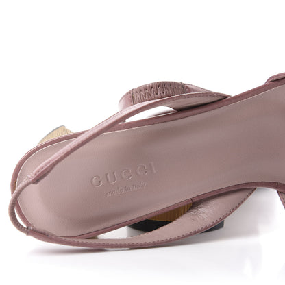 Gucci Eel Arielle Round Toe Pumps 36.5 Rose Bud 8 of 11