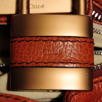 Chloe Calfskin Medium Paddington Satchel Whiskey 6 of 10
