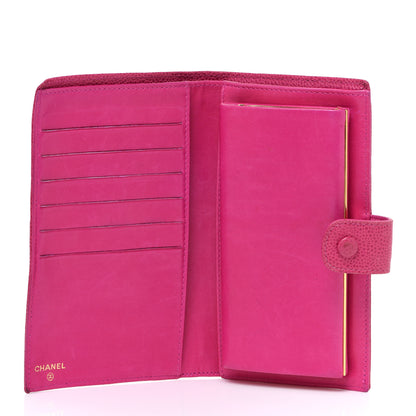 Chanel Caviar Timeless CC French Wallet Dark Pink 5 of 15