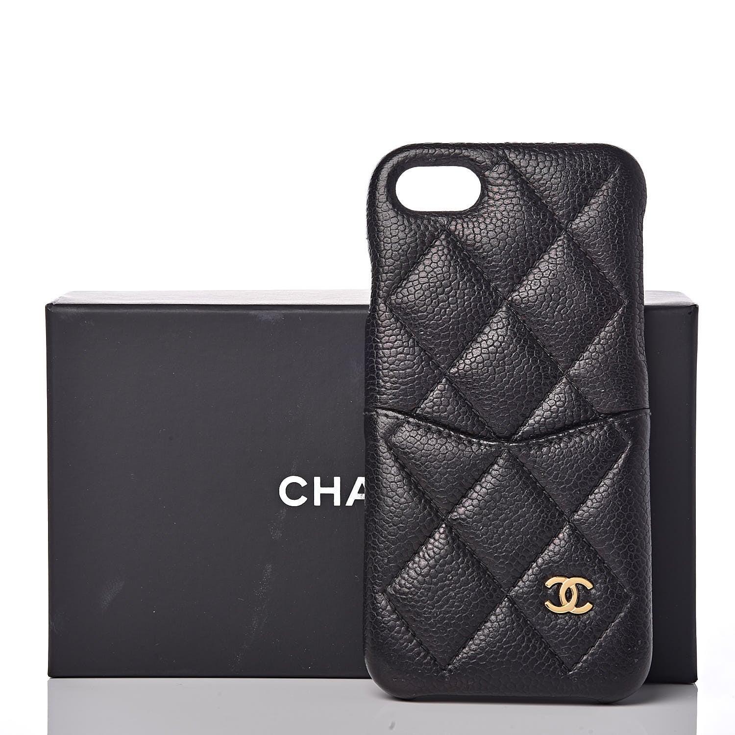 Chanel Caviar Quilted iPhone 7/8 Coco Tech Case Black 7 of 7