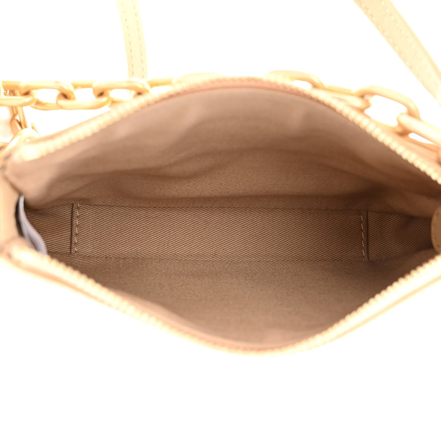 Calfskin Color Splash Mini Pouch on Chain Croissant