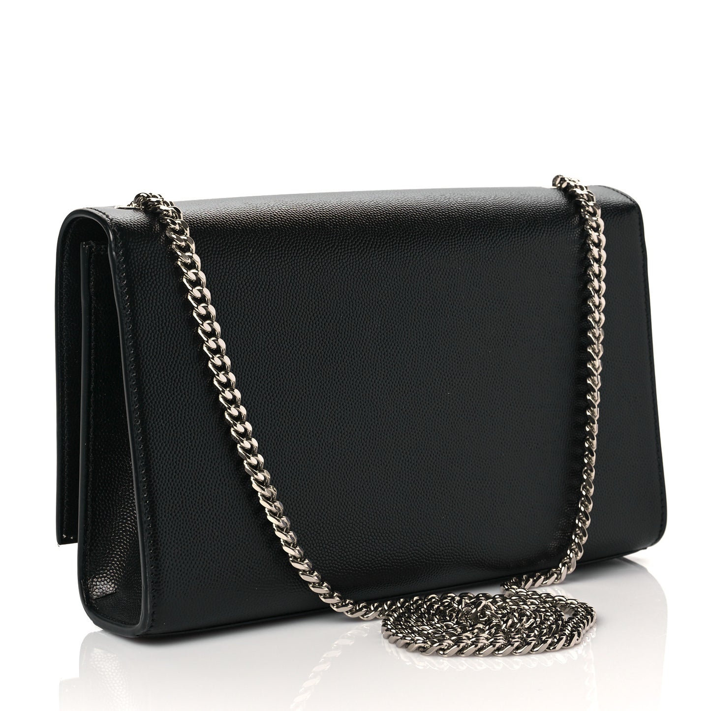 Grain De Poudre Medium Classic Monogram Kate Satchel Black