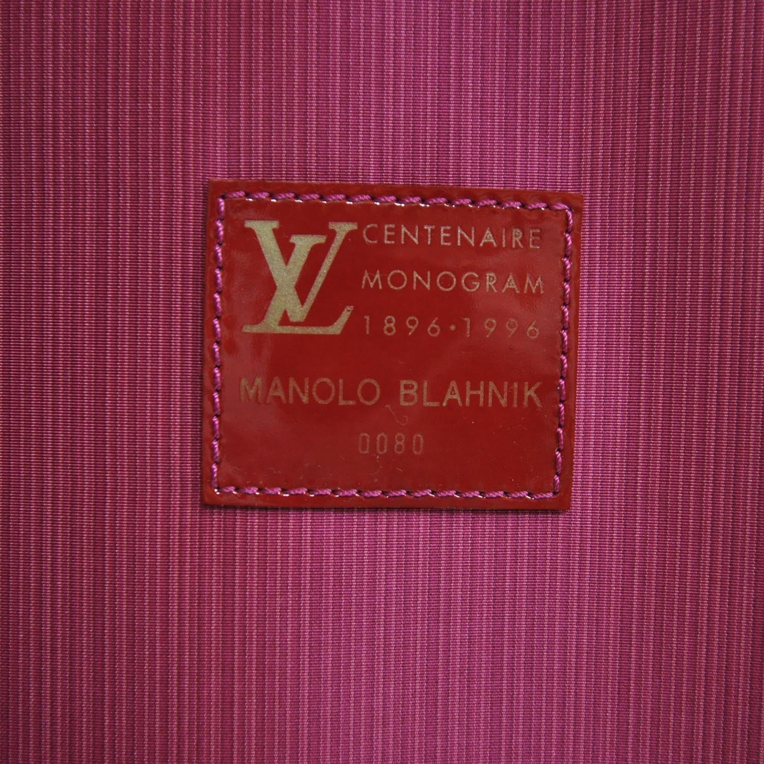 Louis Vuitton Monogram 1996 Centenaire Manolo Blahnik Shoe Case 7 of 8