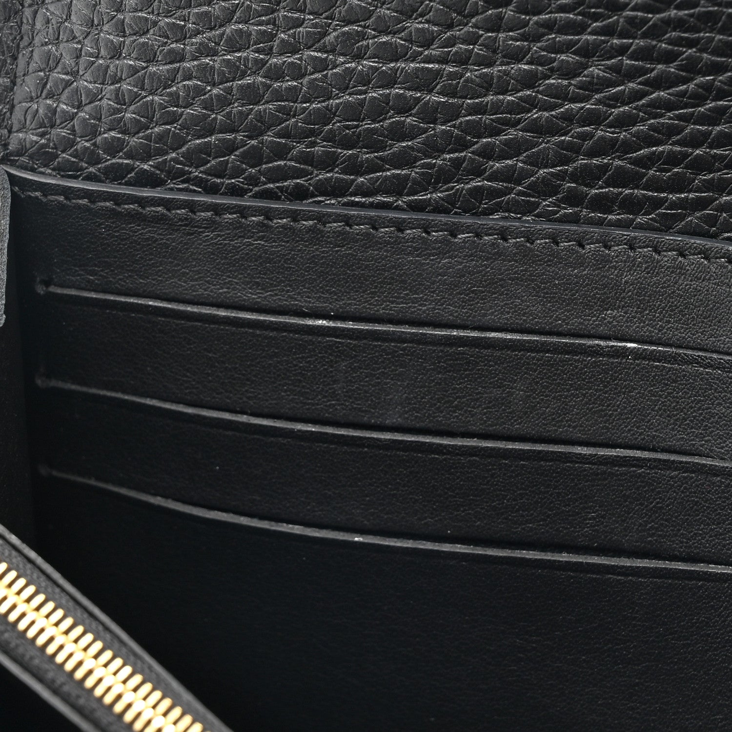 Louis Vuitton Taurillon Capucines Python Wallet Black 7 of 9