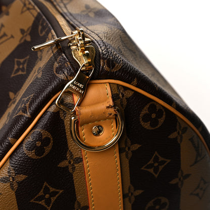 Louis Vuitton X NIGO Reverse Monogram Stripe Keepall Bandouliere 50 Brown 12 of 17