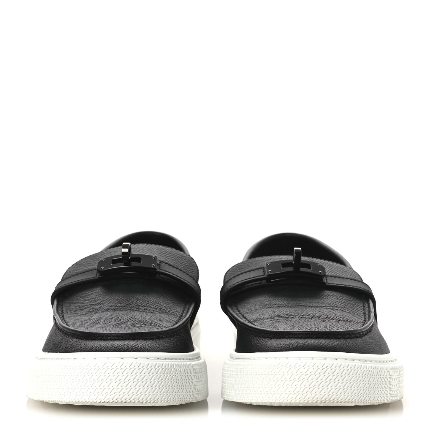 Calfskin Game Slip On Sneakers 39.5 Black