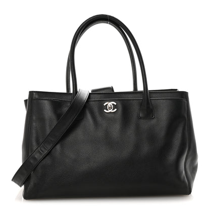Chanel Calfskin Cerf Executive Shopper Tote Black 1 of 11