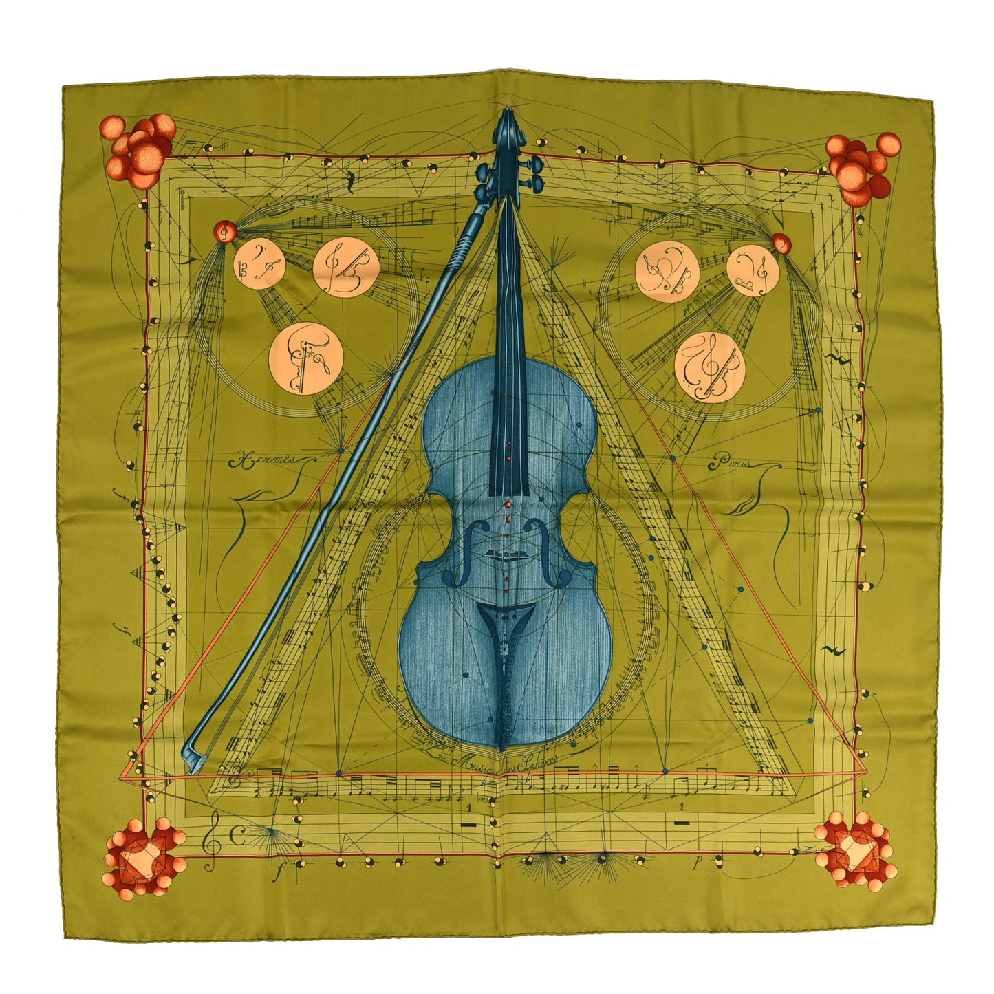 Silk La Musique des Spheres Scarf 90