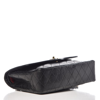 Chanel Lambskin Quilted Medium Double Flap Black 4 of 15