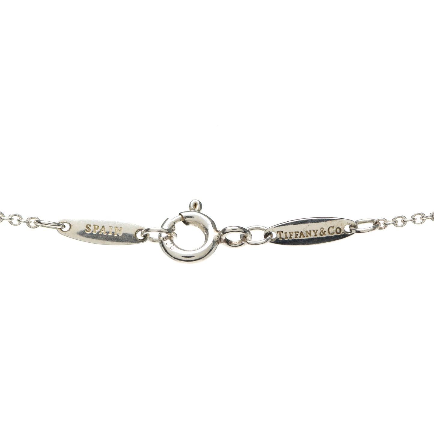 Sterling Silver 14mm Elsa Peretti Cross Pendant Necklace