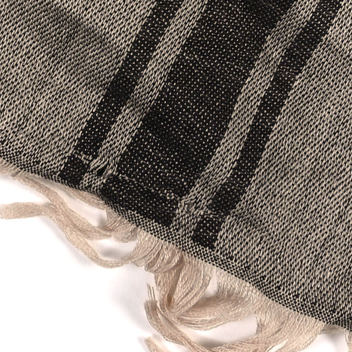 Gucci Wool Silk GG Monogram Diamante Plaid Surviee Shawl Beige Dark Brown 3 of 3