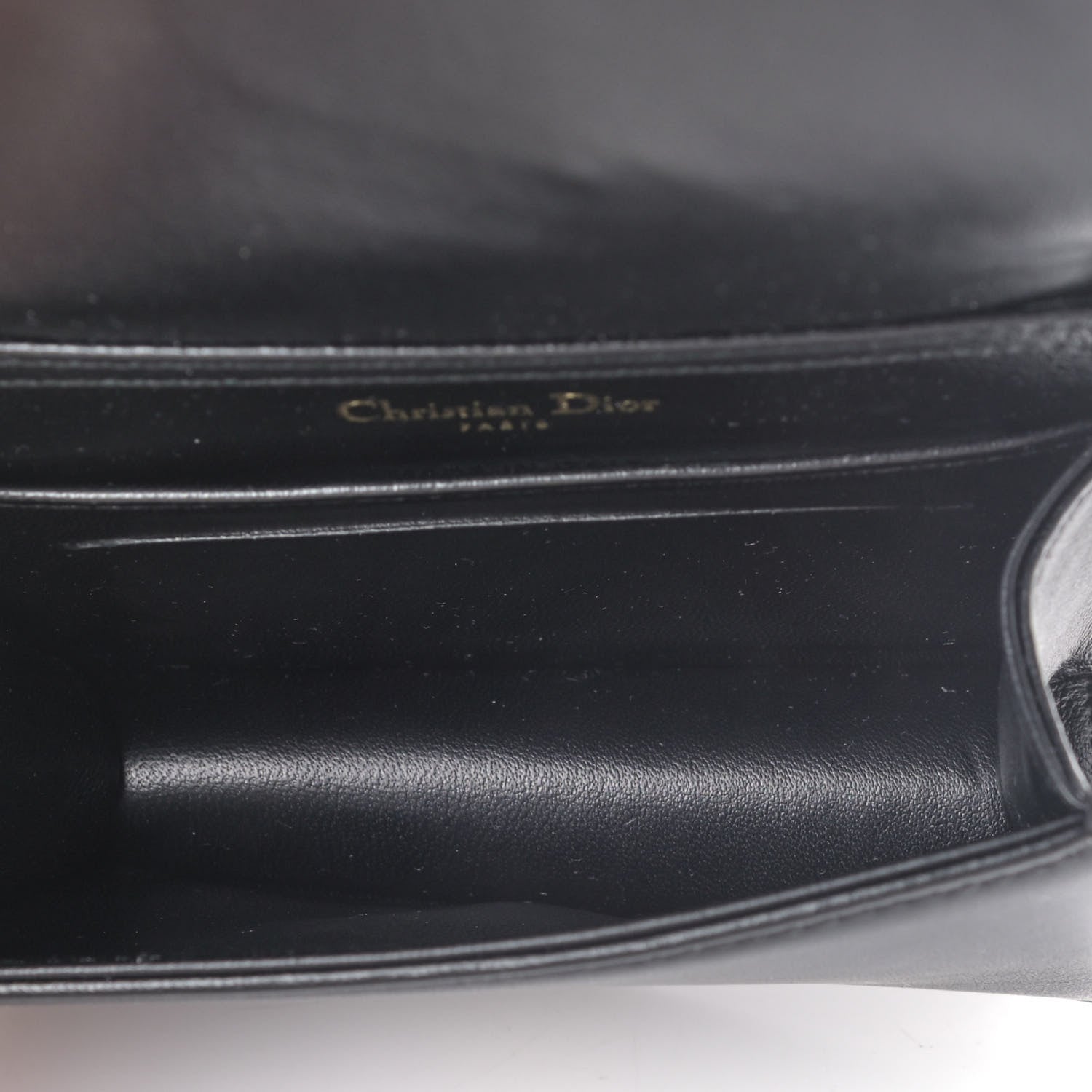 Christian Dior Lambskin Studded Micro Diorama Flap Bag Black 4 of 4