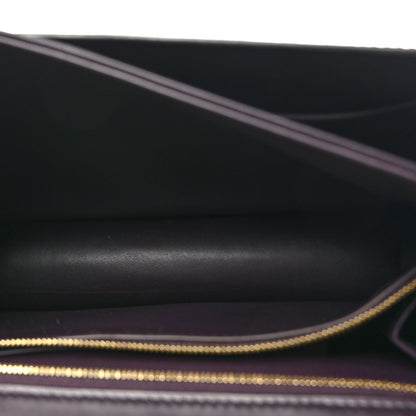 Hermes Shiny Alligator Constance 24 Aubergine 5 of 11