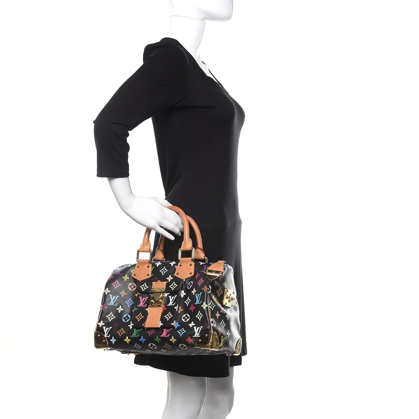 Monogram Multicolor Speedy 30 Black
