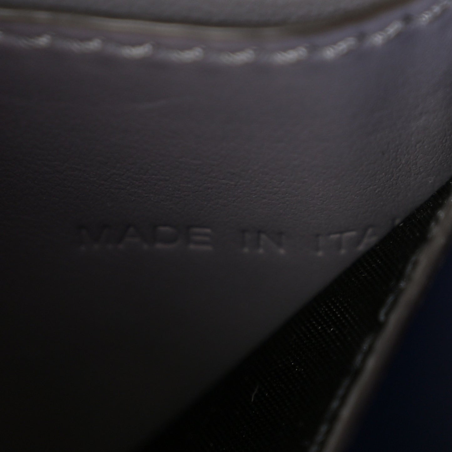 Cuoio Romano Vitello Cover Bi-Color Peekaboo I See U X Cross Satchel Bleu Royal Acciaio