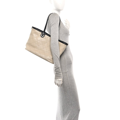 Chanel Grained Calfskin Medium Fever Shopping Tote Beige 2 of 12
