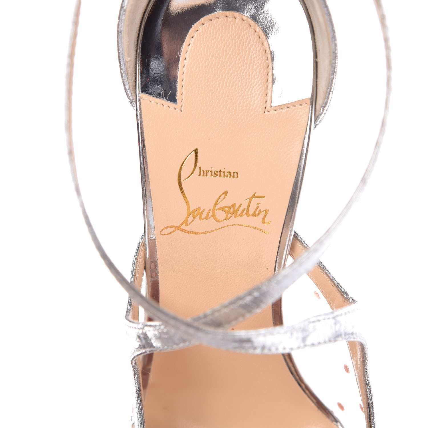 Christian Louboutin Rette Twistissima Strass100 Pumps 36 Crystal 7 of 8