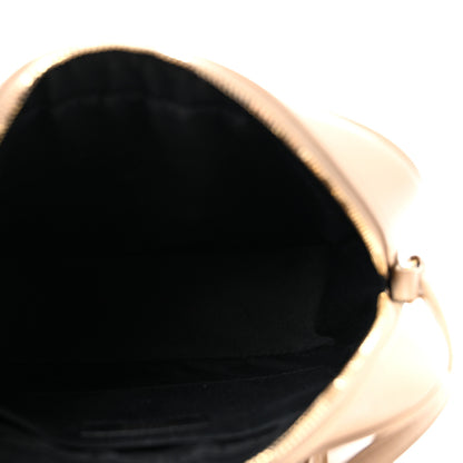 Saint Laurent Calfskin Matelasse Monogram Lou Camera Bag Dark Beige 5 of 15
