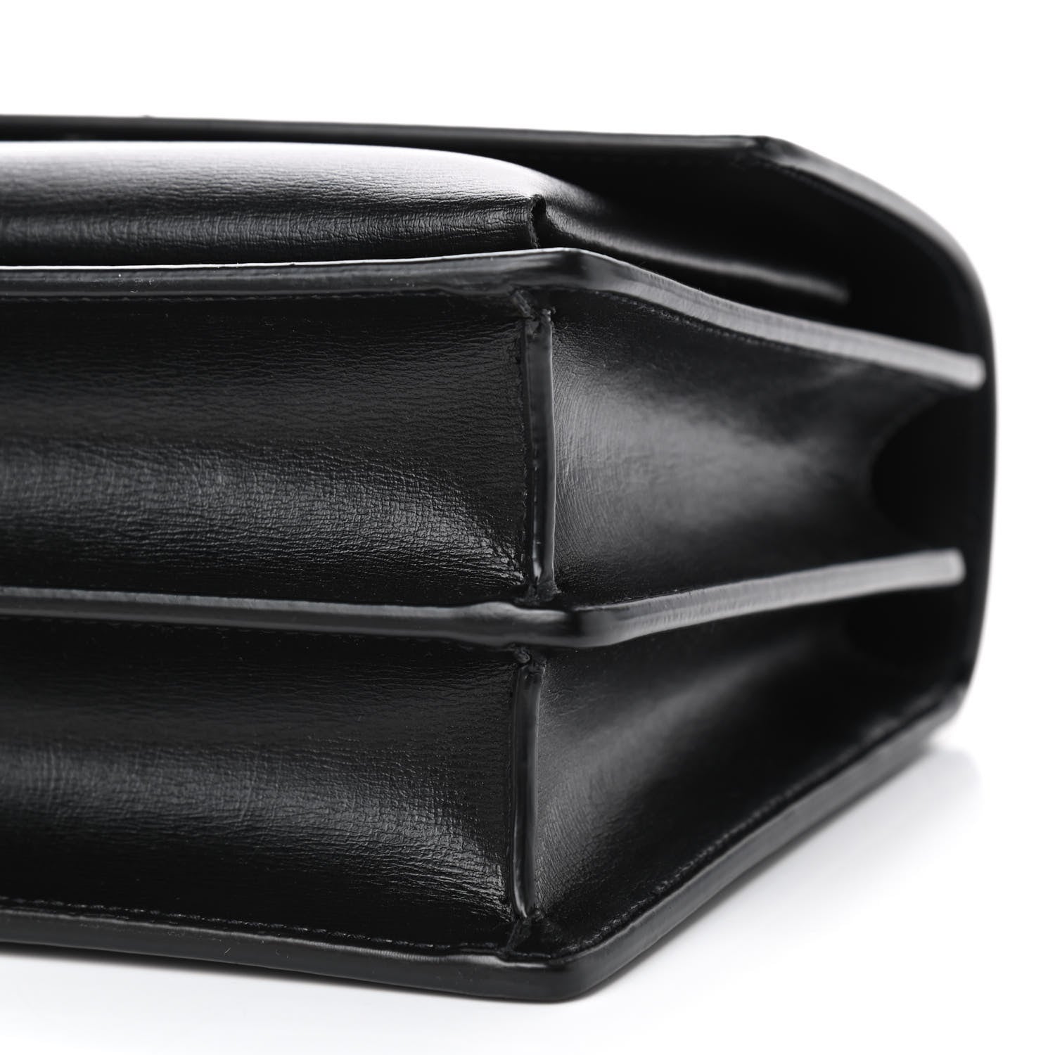 Saint Laurent Calfskin Medium Monogram Sunset Black 7 of 9