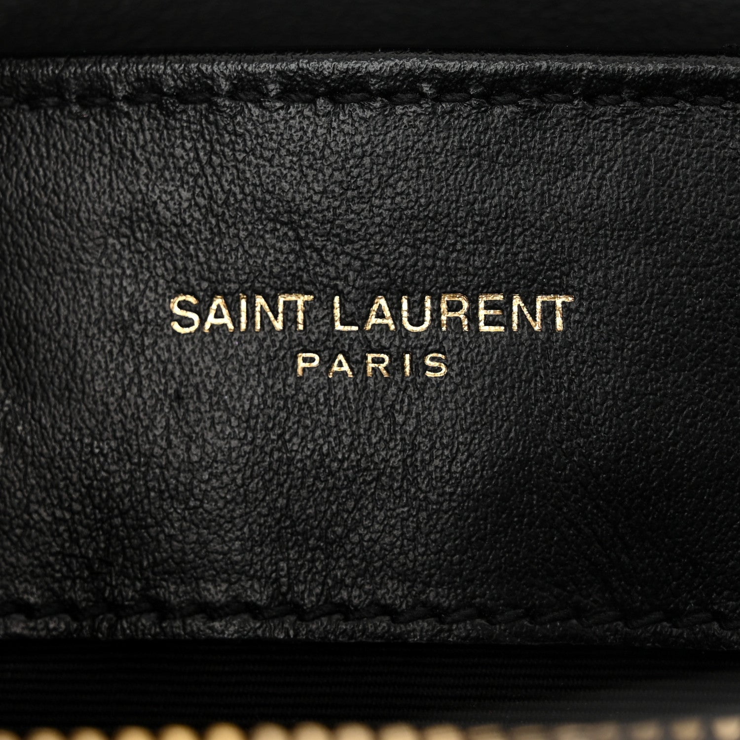 Saint Laurent Calfskin Y Quilted Monogram Small Loulou Chain Satchel Black 6 of 11