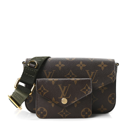 Louis Vuitton Monogram Felicie Strap & Go Kaki 3 of 10