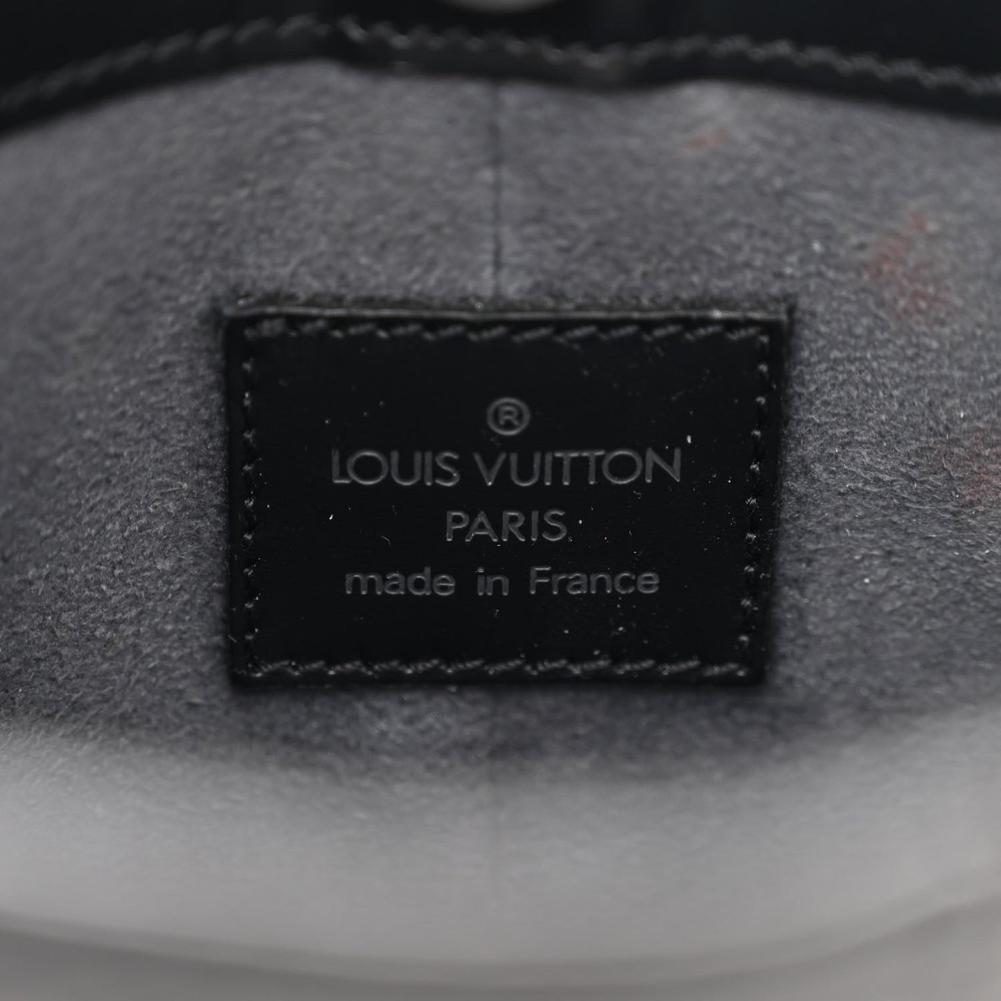 LOUIS VUITTON Epi Demi Lune Pochette Black