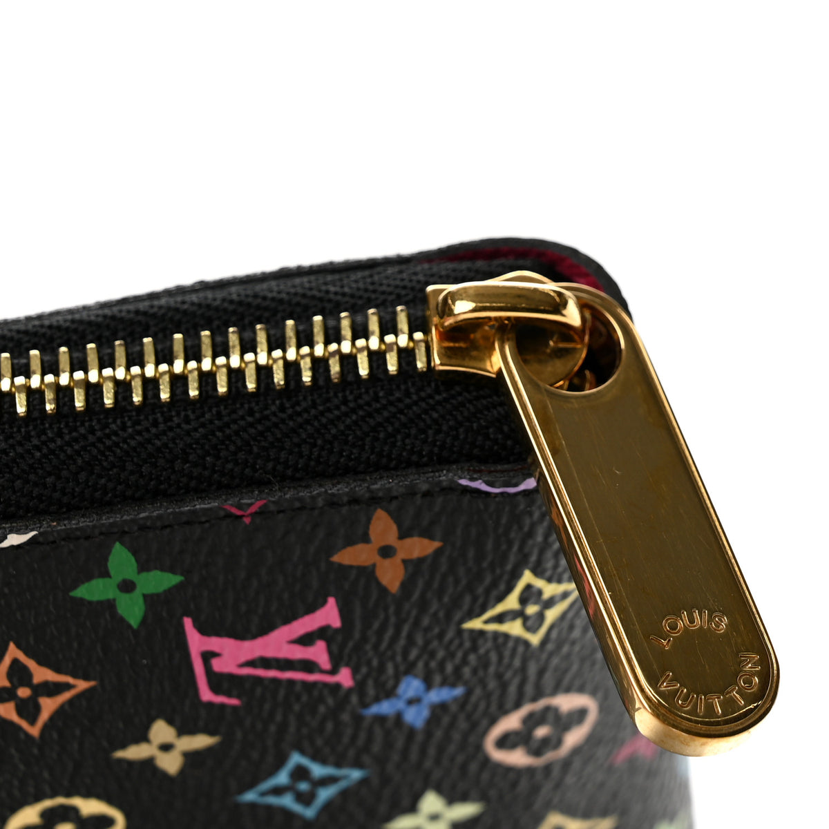 Monogram Multicolor Zippy Wallet Black Grenade