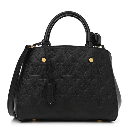 Louis Vuitton Empreinte Montaigne BB Black 1 of 10