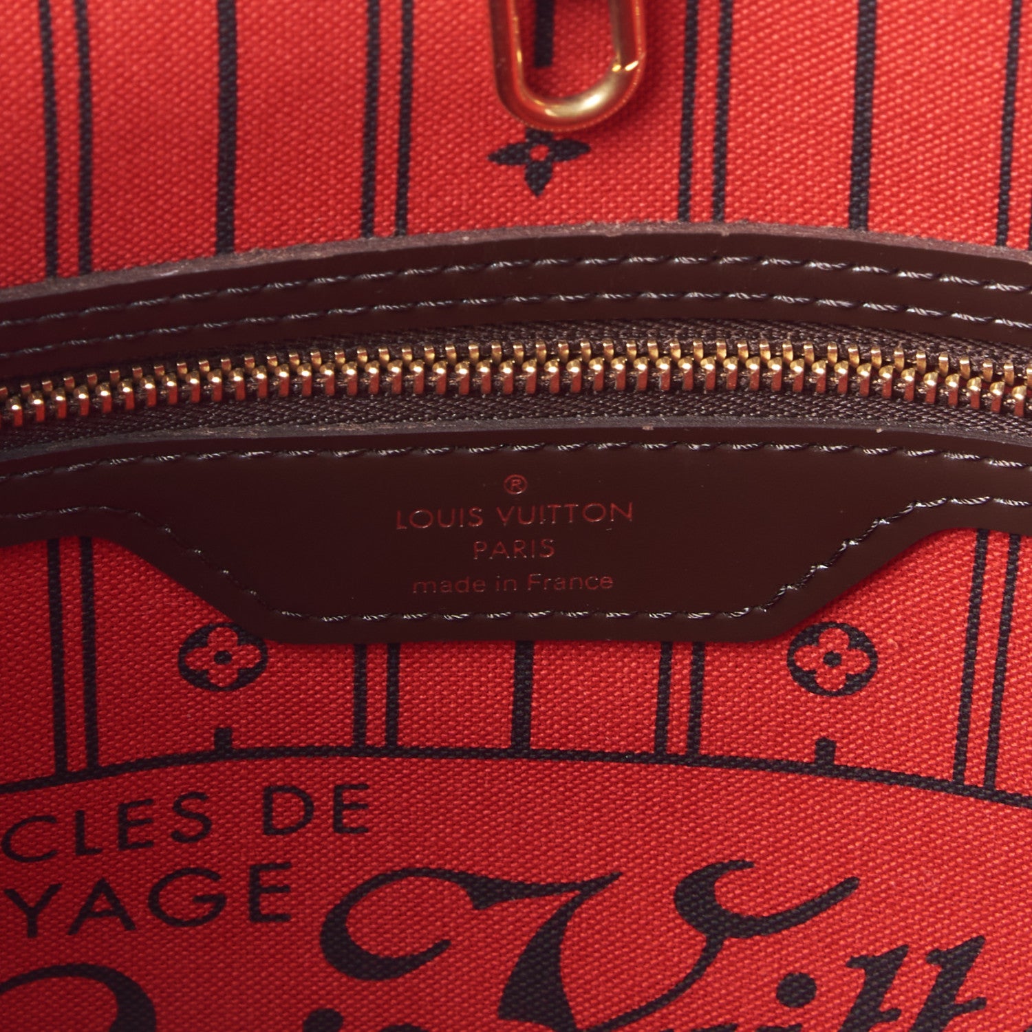 Louis Vuitton Damier Ebene Neverfull MM 8 of 9