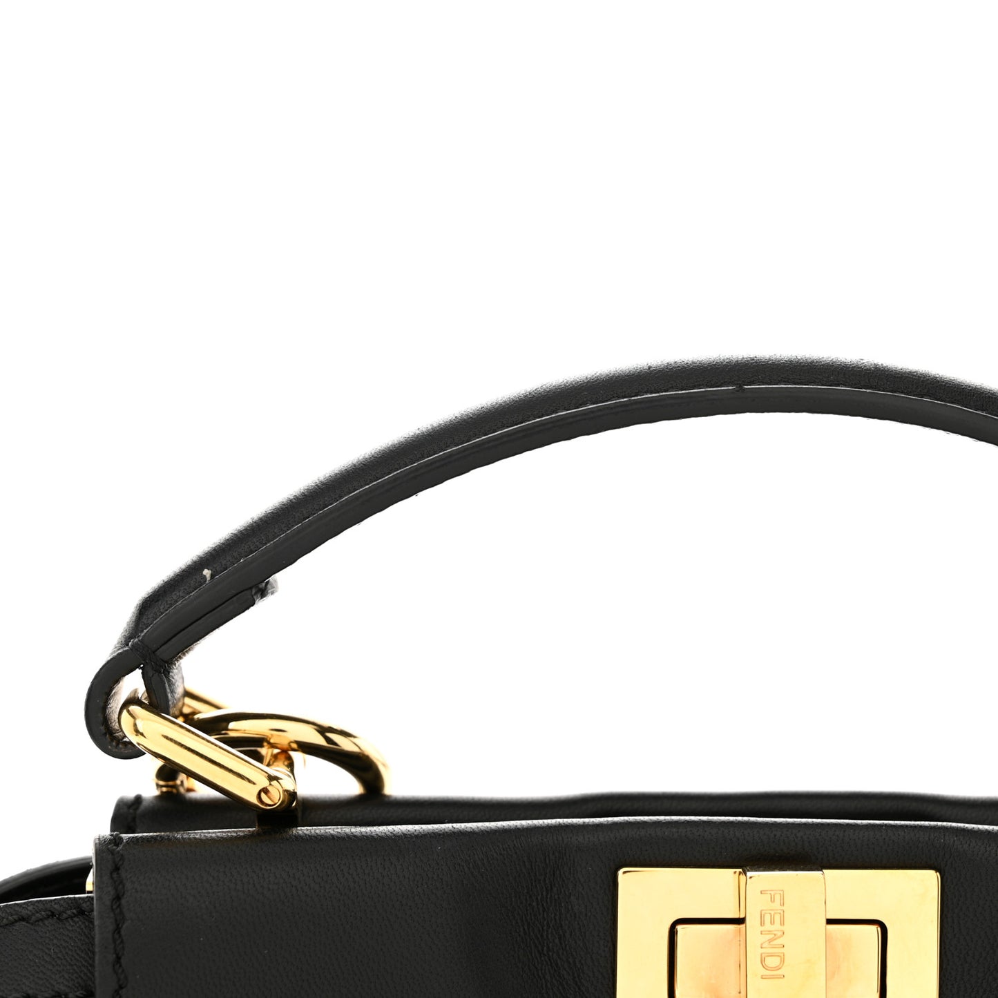 Nappa Mini Peekaboo Iconic Satchel Black