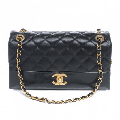 Chanel Calfskin Soft Elegance Flap Bag Black 1 of 7