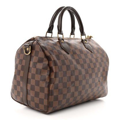 Louis Vuitton Damier Ebene Speedy Bandouliere 30 3 of 12