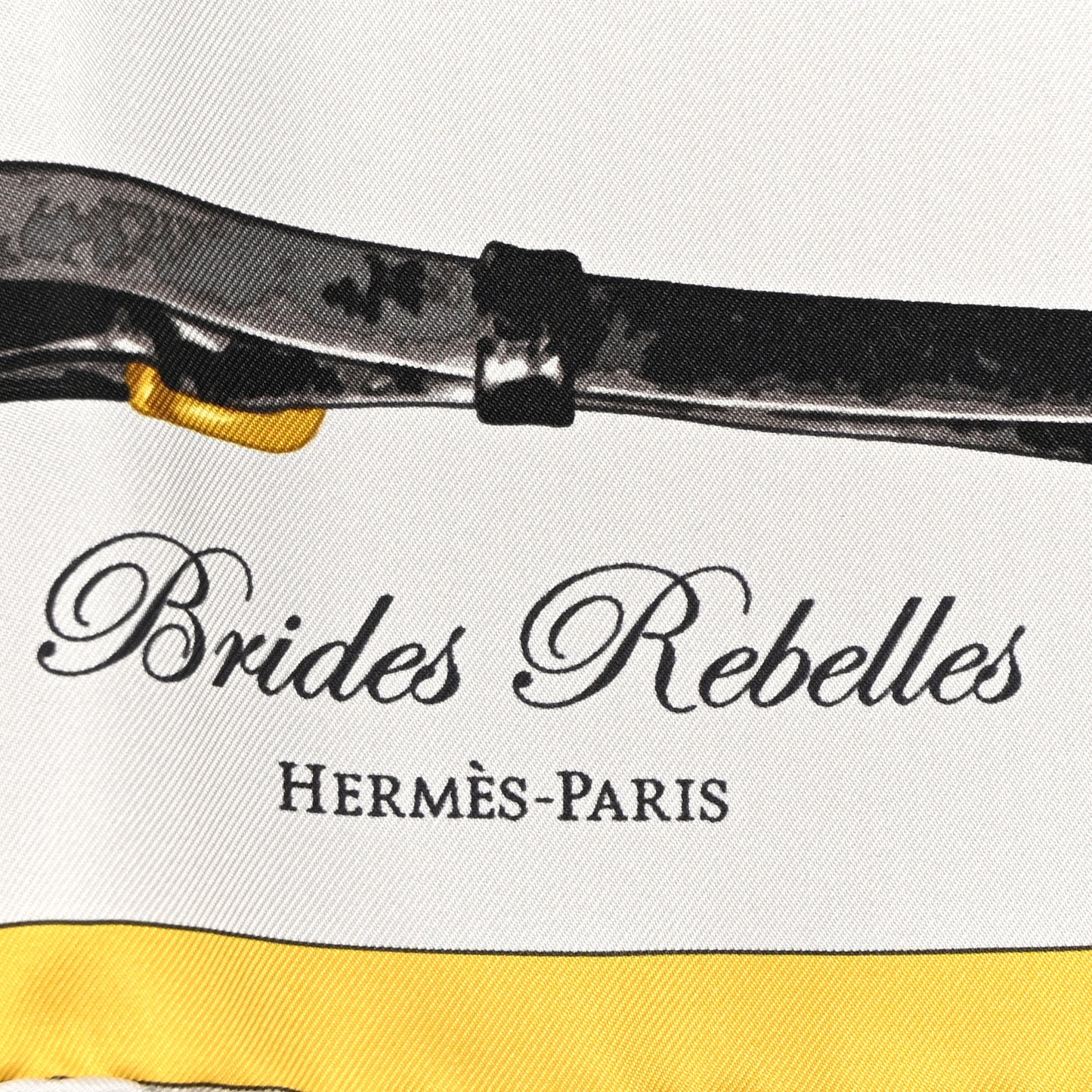 Silk Brides Rebelles Scarf 90 White