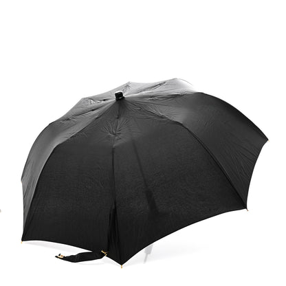 Chanel Nylon Grained Calfskin Umbrella With Case Black 3 of 7