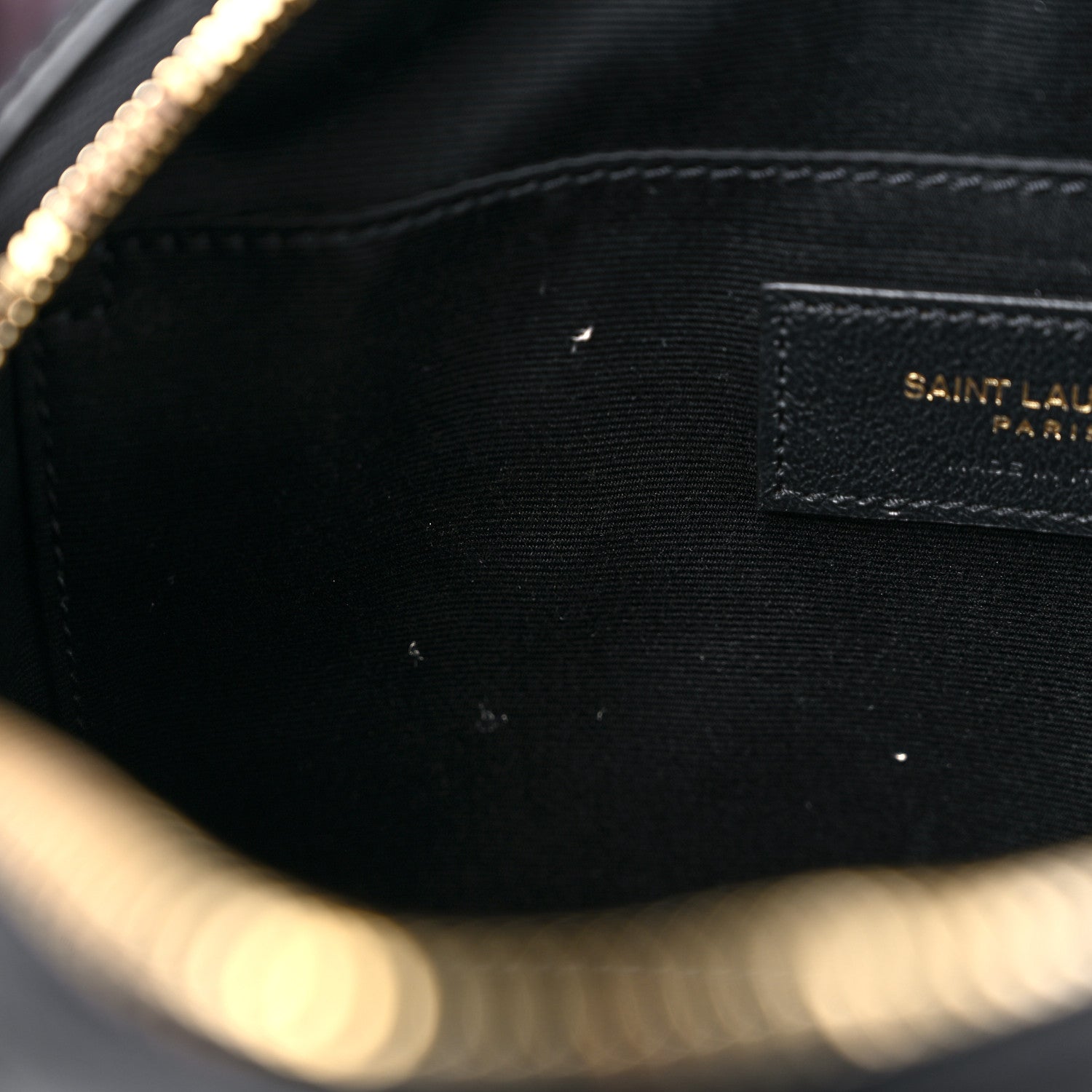 Saint Laurent Calfskin Matelasse Monogram Lou Camera Bag Black 10 of 10